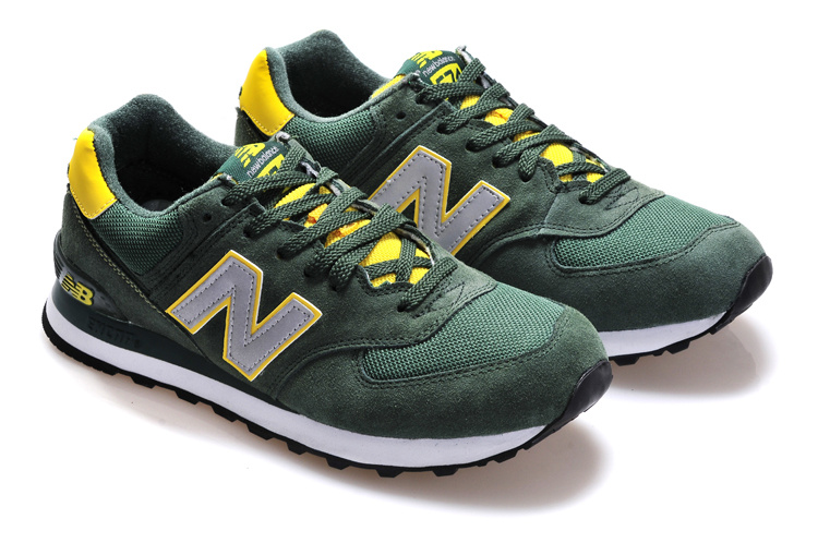 Chaussure New Balance Running 574 Vert Femme Pas Cher
